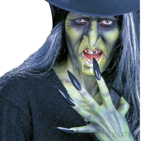 pazury wiedzma czarownica czarne widmann 10 szt