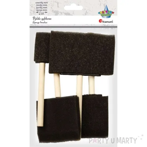 pedzelki gabkowe prostokatne titanum 4 szt