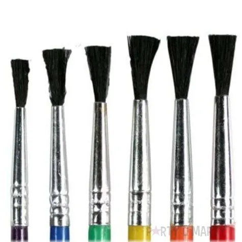 pedzelki szkolne okragle mix titanum 6 szt