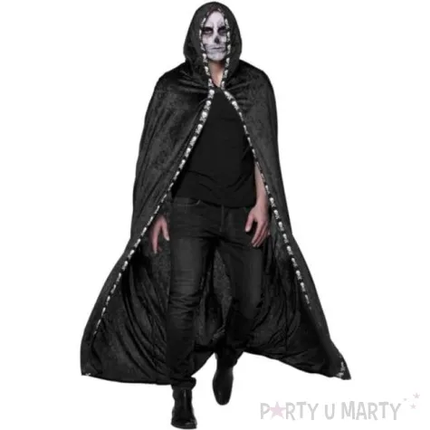 peleryna czarna z czaszkami boland rozm uniw