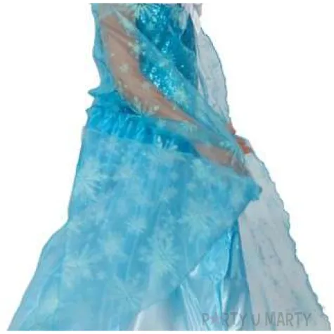 pelerynka dla dzieci ksiezniczka lodu blekitny godan rozm 120 130