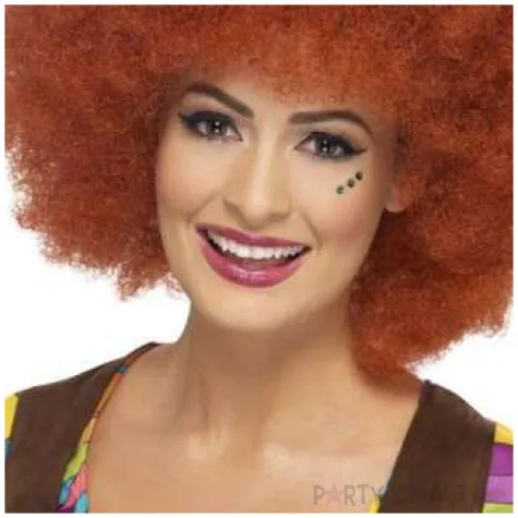 peruka party afro lata 60 ruda smiffys