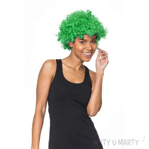 peruka party afro zielona gadgetmaster