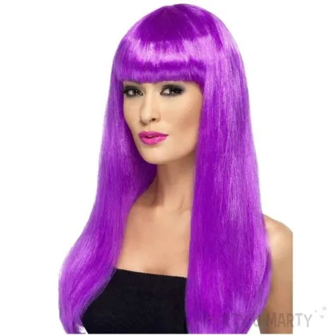 peruka party atrakcyjna tiffany fioletowa smiffys