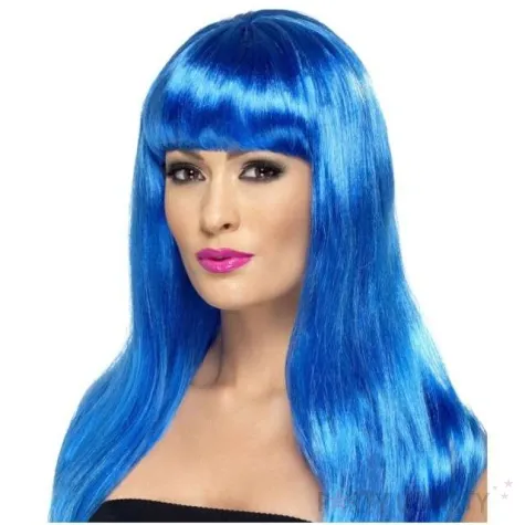 peruka party atrakcyjna tiffany niebieska smiffys