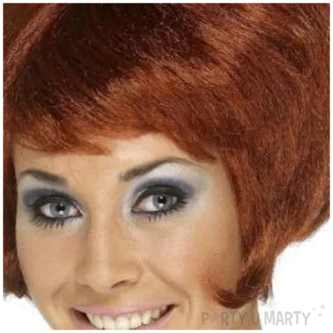 peruka party beehive brazowa smiffys