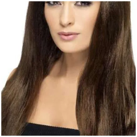 peruka party bella brazowa smiffys