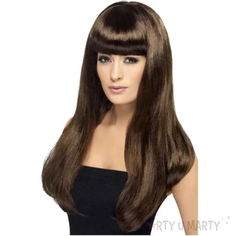peruka party bella brazowa smiffys