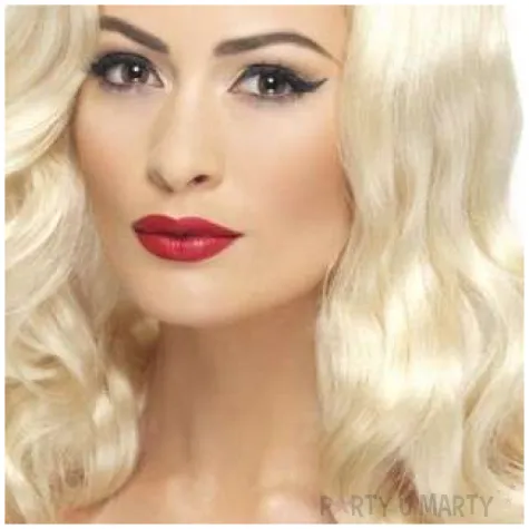peruka party blondyna lata 20 blond smiffys