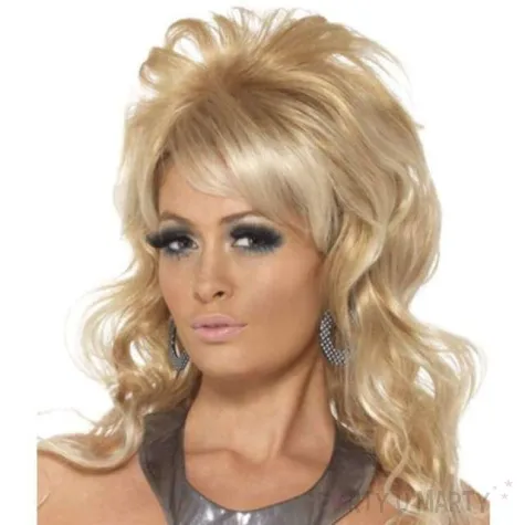 peruka party blondyna lata 70 blond smiffys