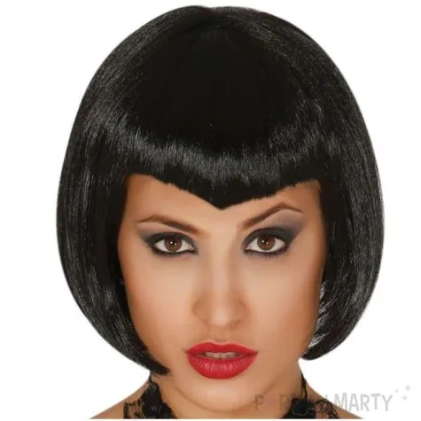 peruka party bob czarna guirca