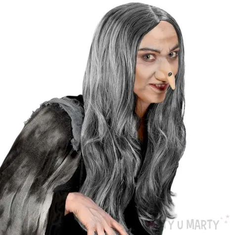 peruka party czarownica stara siwe widmann