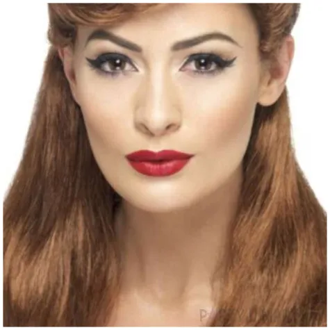 peruka party dama z hollywood brazowa smiffys