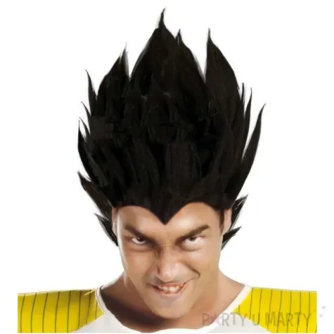 peruka party dragon ball vegeta czarna guirca