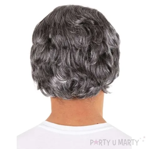 peruka party dziadek siwy ptitclown