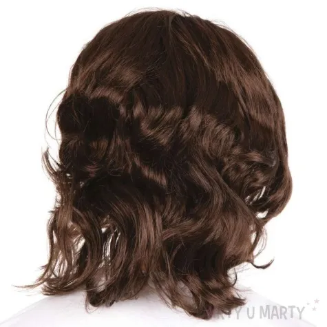 peruka party fale i was lata 70 brazowy ptitclown