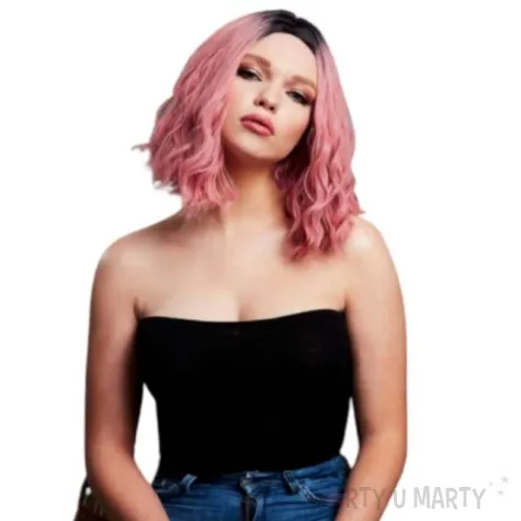 peruka party fever rozowe sombre smiffys