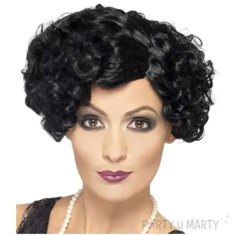 peruka party flirciara czarna smiffys