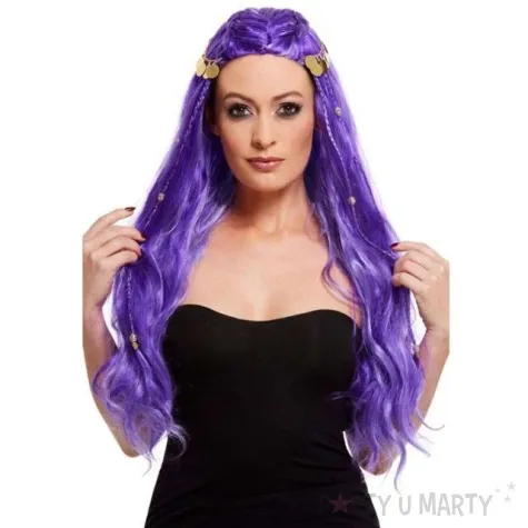 peruka party fortuna fioletowa smiffys