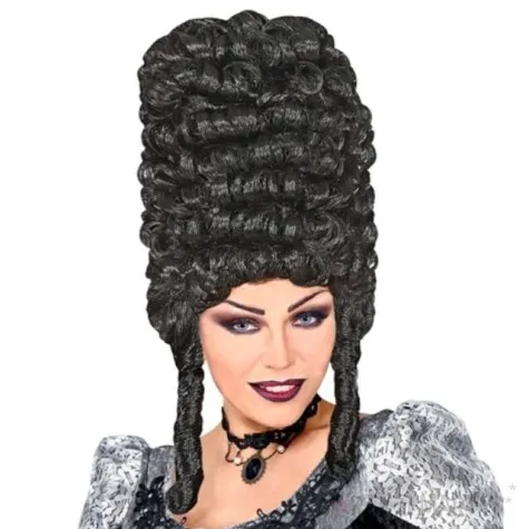 peruka party gotyckie loki czarny widmann