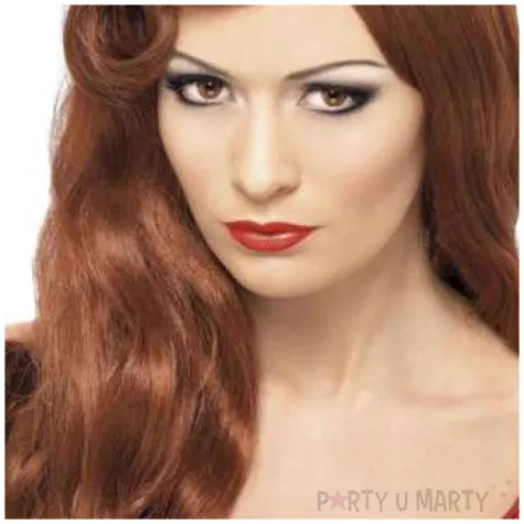 peruka party gwiazda hollywood brazowa smiffys