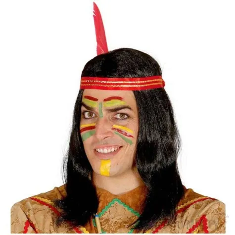 peruka party indianin pou czarna guirca