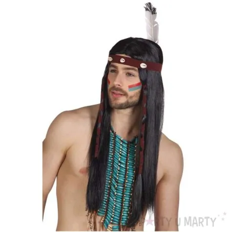 peruka party indianin takoda czarna boland