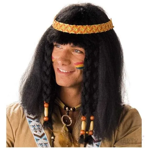 peruka party indianin z opaska fries
