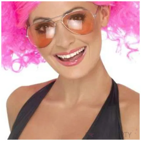 peruka party kicz disco rozowa smiffys