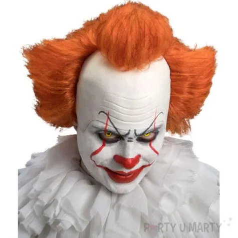peruka party klaun pomaranczowy carnival toys
