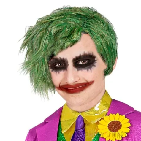 peruka party klaun zielony widmann