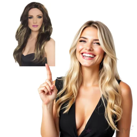 peruka party kusicielka brazowa smiffys