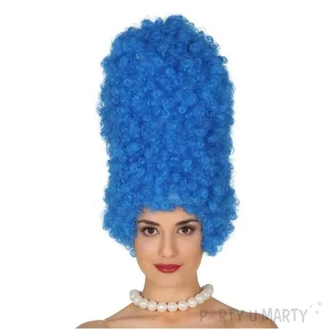 peruka party marge simpson niebieska guirca 40 cm