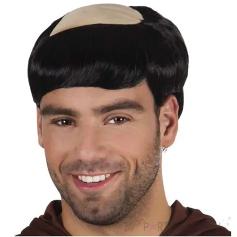 peruka party mnich lysiejacy czarna boland