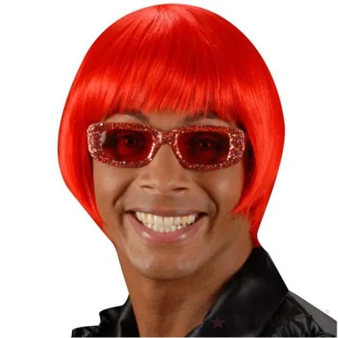 peruka party rave czerwony widmann