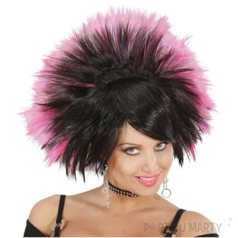 peruka party rock princess czarna rozowa widmann