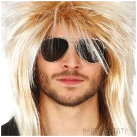 peruka party rock star blond guirca
