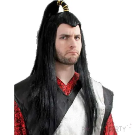 peruka party samuraj czarna fries