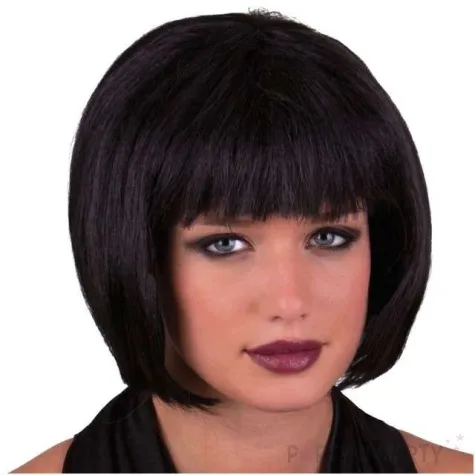 peruka party sexy holly czarna funnyfashion