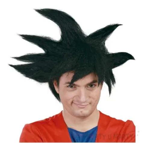 peruka party son goku czarna guirca