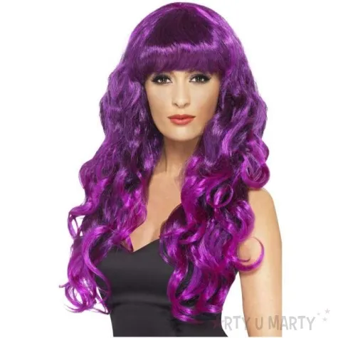 peruka party syrena fioletowa smiffys
