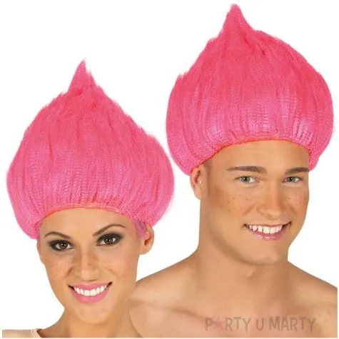 peruka party troll rozowa guirca