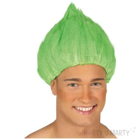 peruka party troll zielona guirca