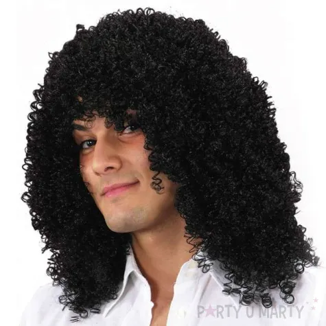 peruka party trwala czarna carnival toys