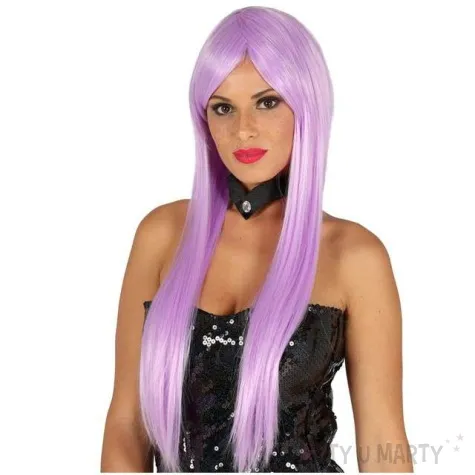 peruka party wendy long liliowy guirca