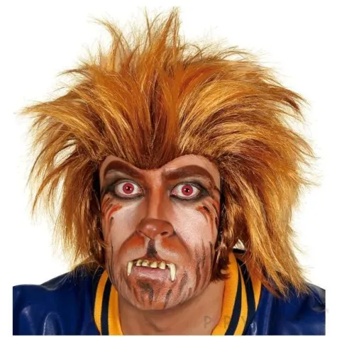 peruka party wilkolak brazowy guirca