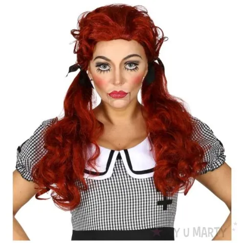 peruka party zabojcza lalka ruda widmann