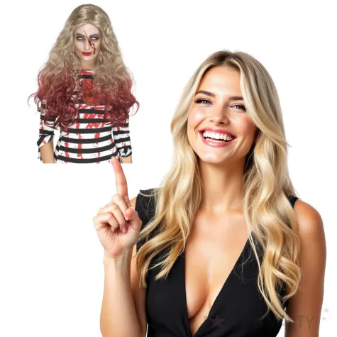 peruka party zombie blondyna blond smiffys