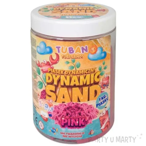 piasek dynamiczny rozowy tuban 1 kg