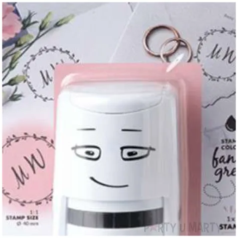 pieczatka nio inicjaly slubne colop